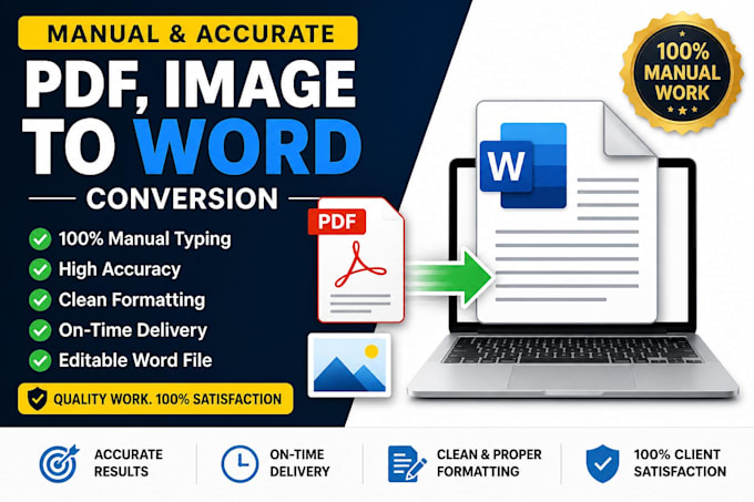 convert PDF to word or image to text with high accuracy