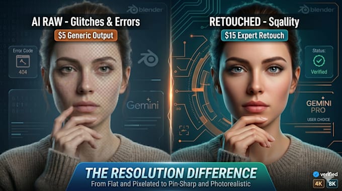 create professional ai art with retouching and upscaling