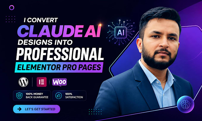 convert claude ai designs into professional elementor pro pages