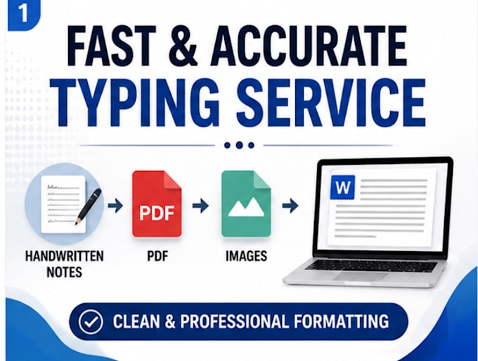 do fast and accurate data entry typing work