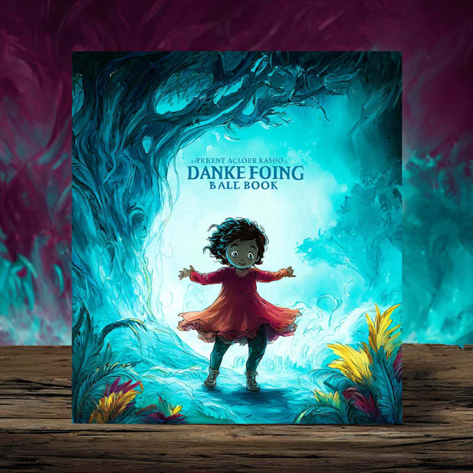 create clean and engaging children book cover for learning