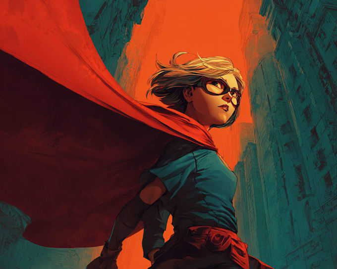create stunning custom superhero character