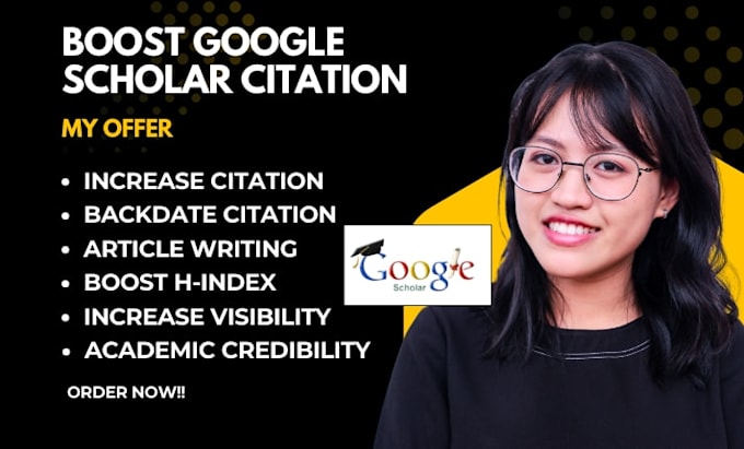 increase google scholar citation, write backdated and publish research articles