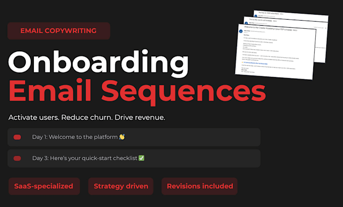 write your saas onboarding email sequence