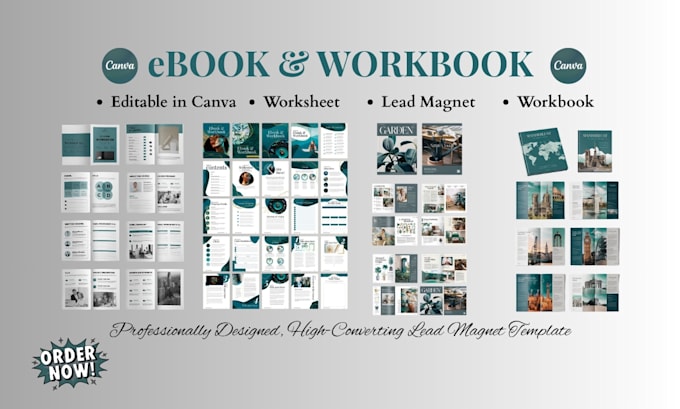 Design pdf workbook, worksheet, lead magnet, brochure, ebook design in ...