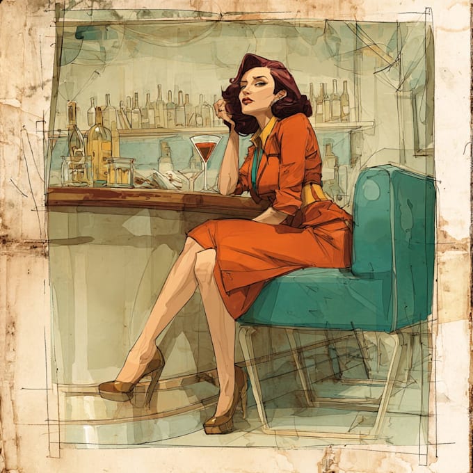comic book illustration with comic book illustrator
