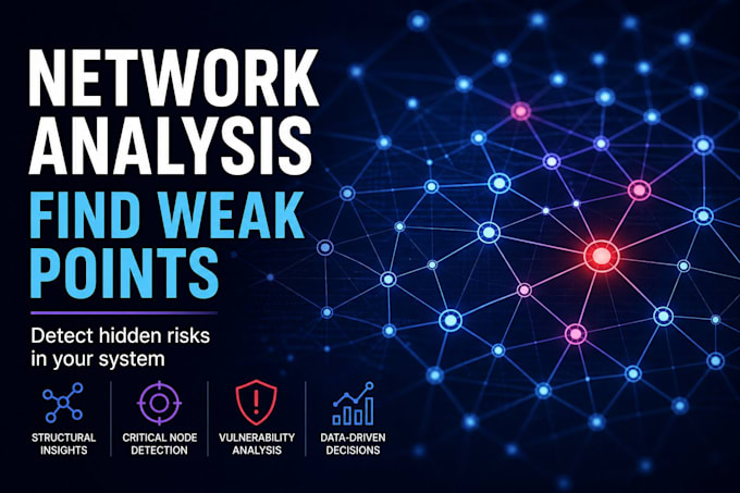 analyze your network and find weak points and failure risks