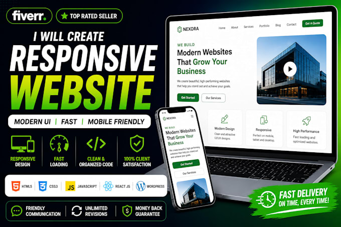 design and develop responsive landing pages
