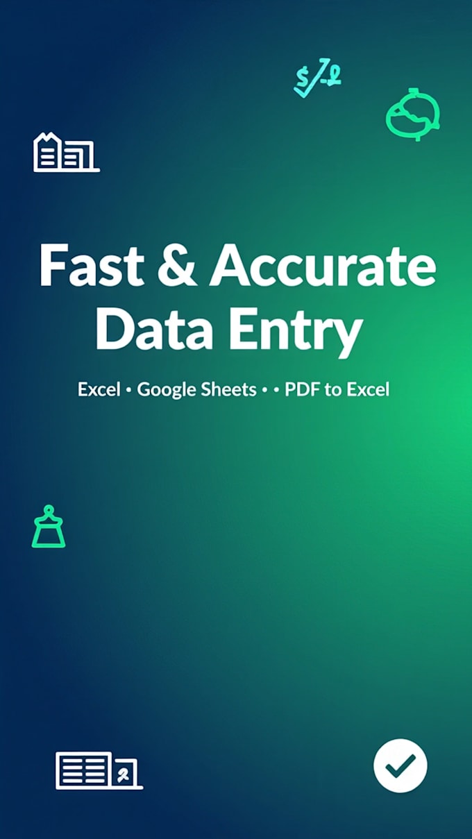 do fast and accurate data entry, excel, and copy paste work