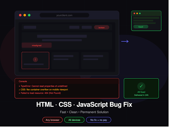 fix your web bugs