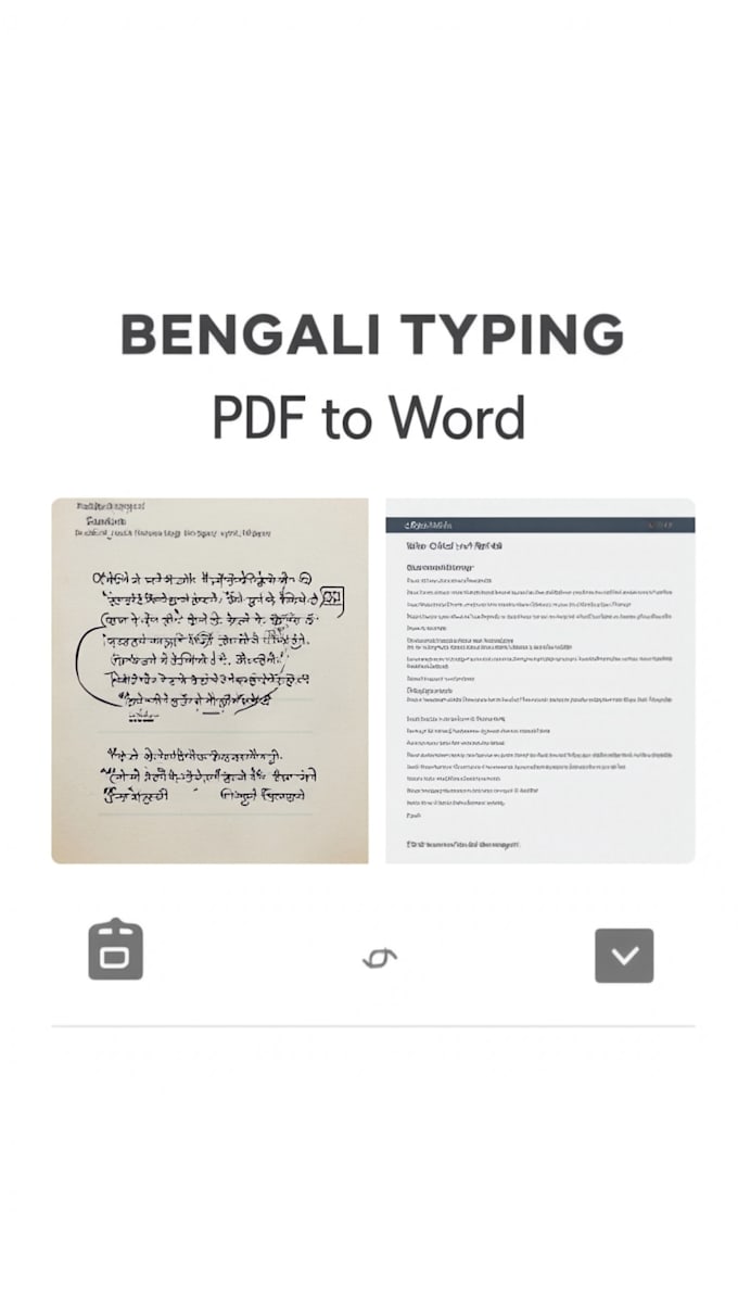 do fast bengali typing and data entry in 24 hours