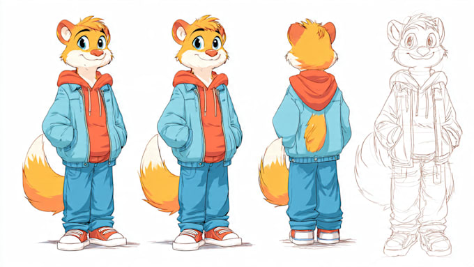 draw your furry or fursona character