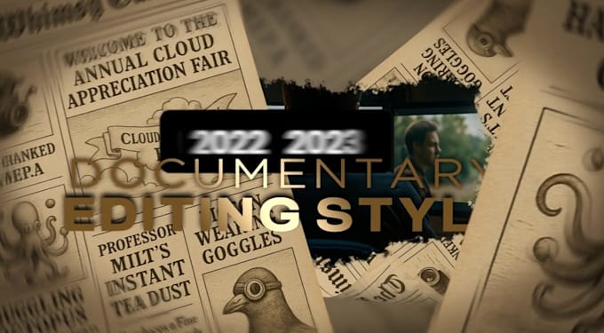 edit your video in documentary style