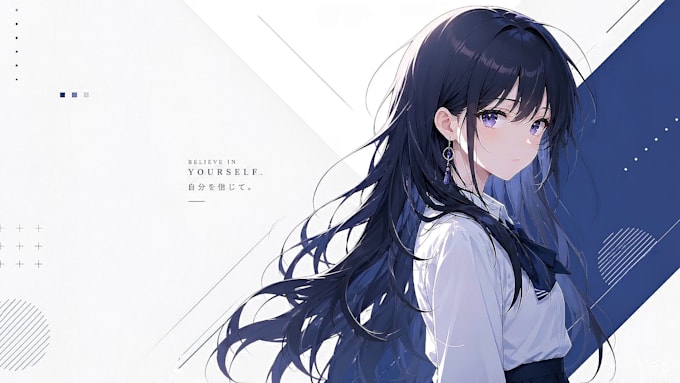 create a premium anime live wallpaper with custom motion graphics