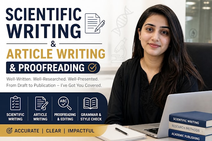 scientific article writting and proofreading