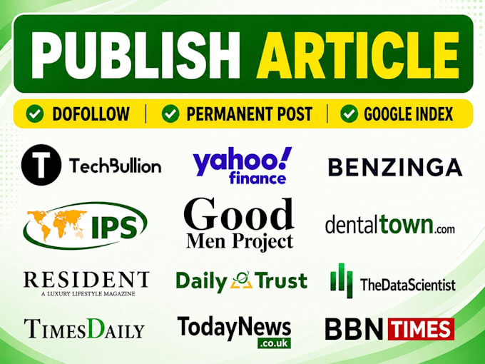 do high authority guest post on techbullion, ipsnews,net and msn,com