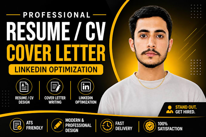 design a professional and modern CV resume