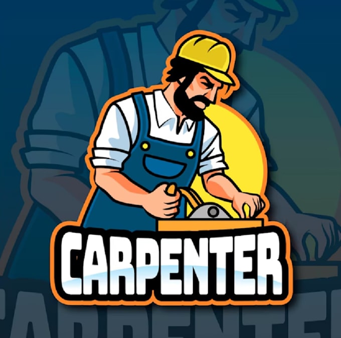 professional tradesman logo without any copyright