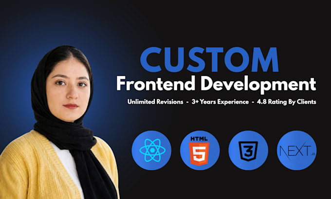 do frontend development, build reactjs nextjs frontend