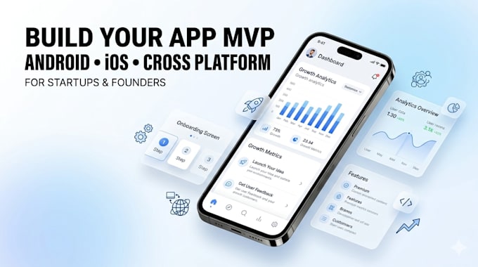 develop a full stack flutter mobile app with custom backend