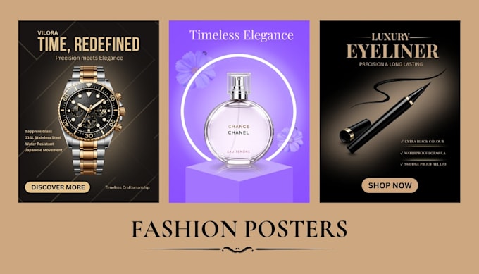 design luxury fashion social media posts