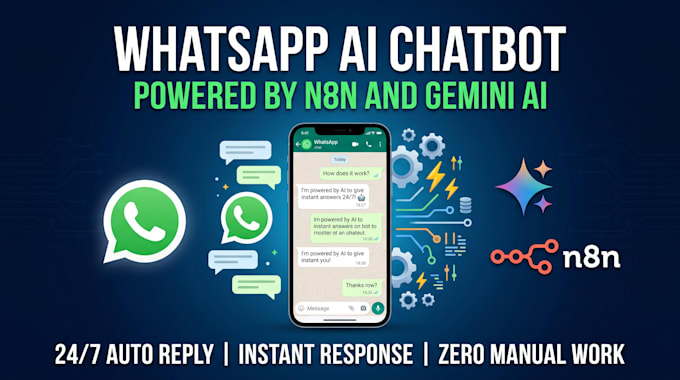 build an ai chatbot for whatsapp using n8n and gemini
