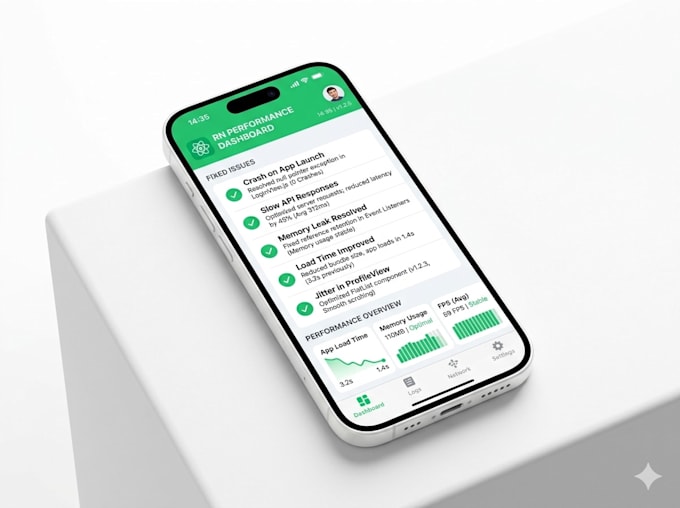 fix bugs and optimize performance in your react native app