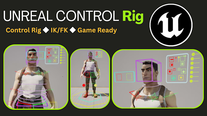 create a professional character rig in unreal engine