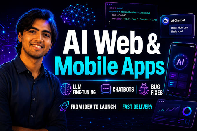code, fine tune, fix and build your ai web or mobile app