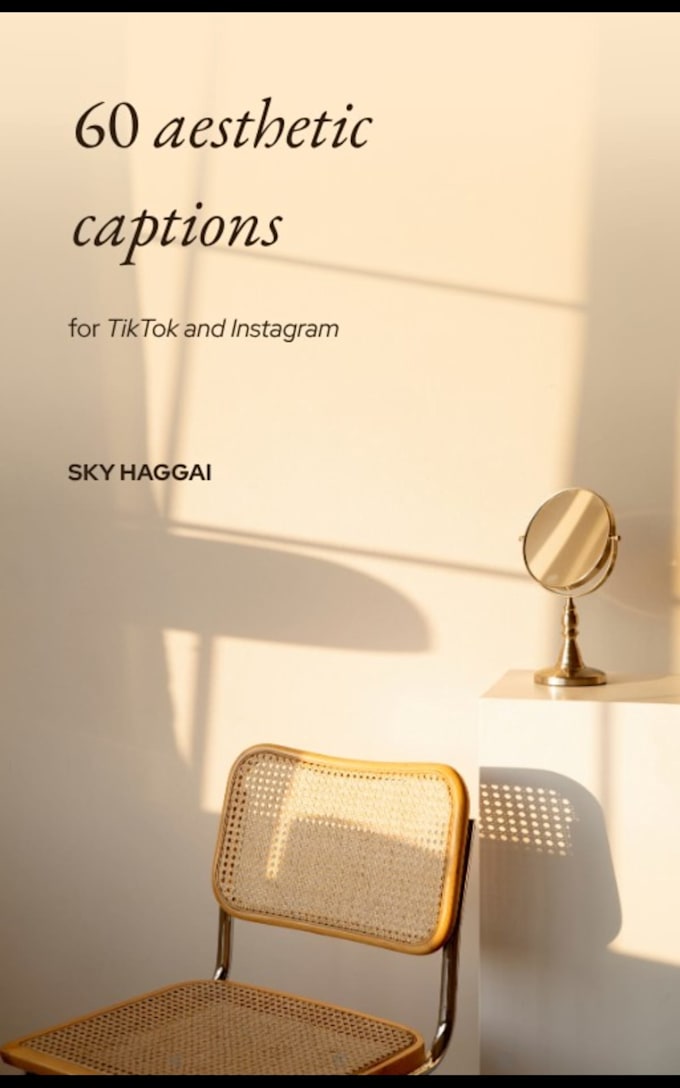 write aesthetic captions for instagram and tiktok