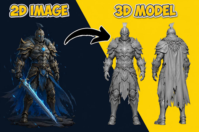 convert 2d to 3d model for accurate 3d printing results