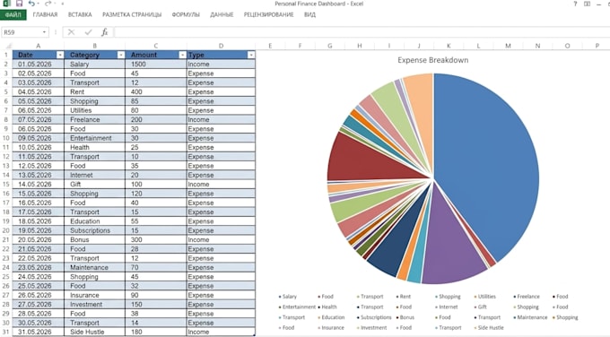create excel spreadsheets, trackers, and calculators