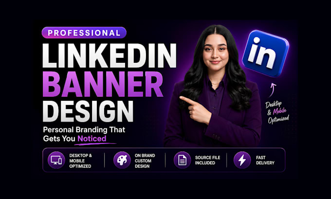 design professional linkedin visual identity