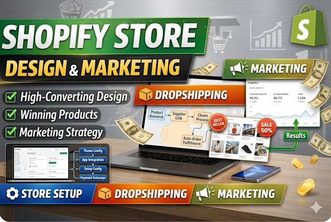 build a shopify stores and website