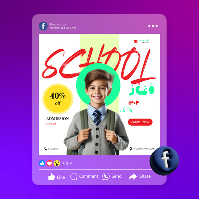 design social media post