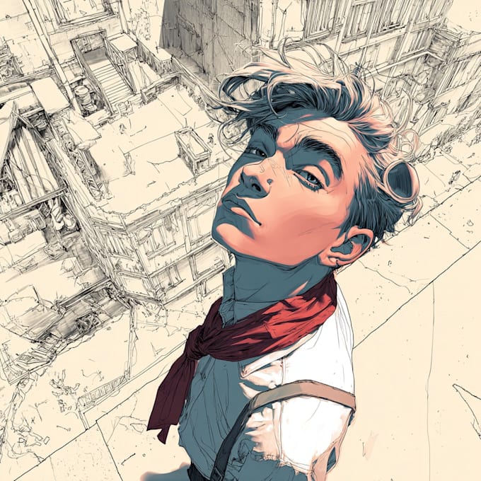 draw comic book illustration with comic book illustrator