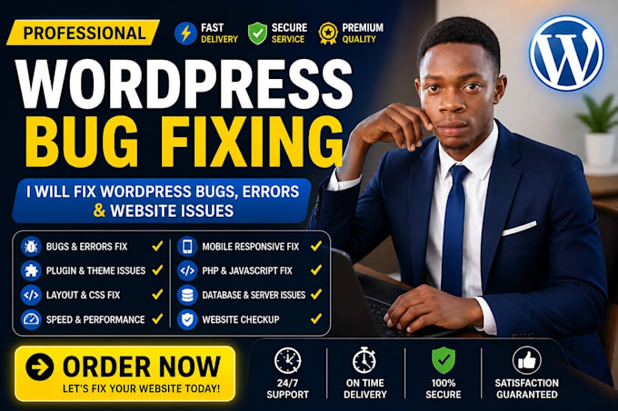 fix wordpress website error, bug, issue, woocommerce, php html css javascript