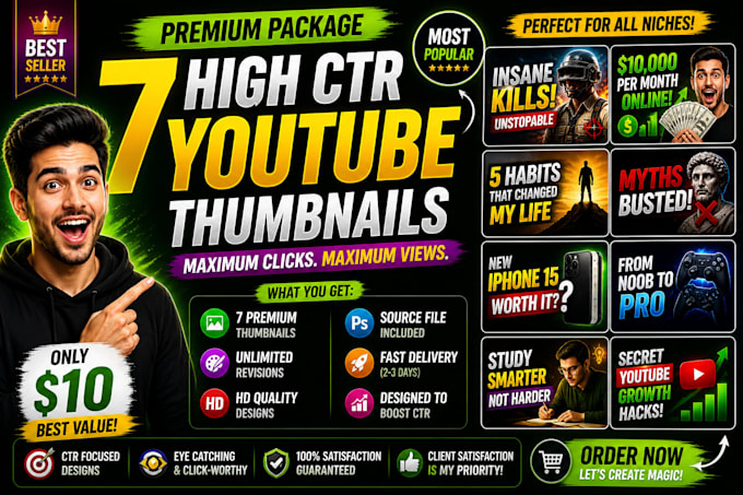 make clickbait youtube thumbnails that boost views