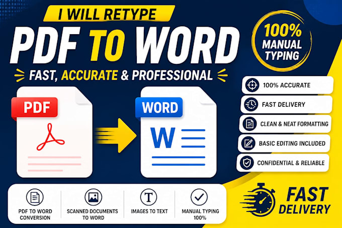 retype or scanning image to word fast and accurately