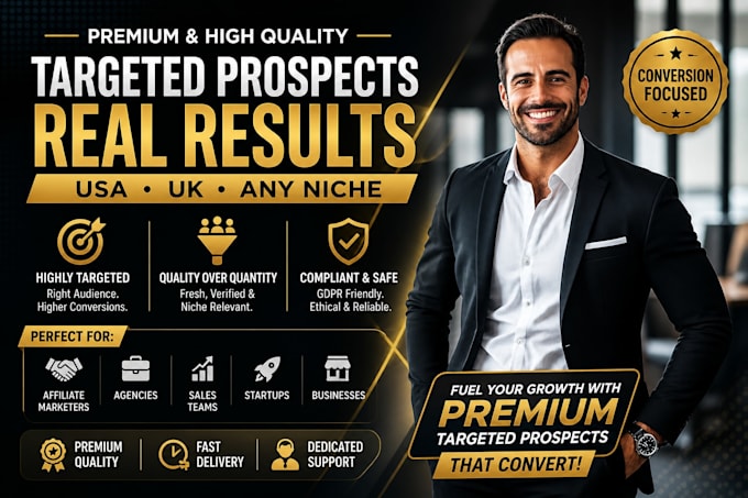 generate premium targeted leads USA UK