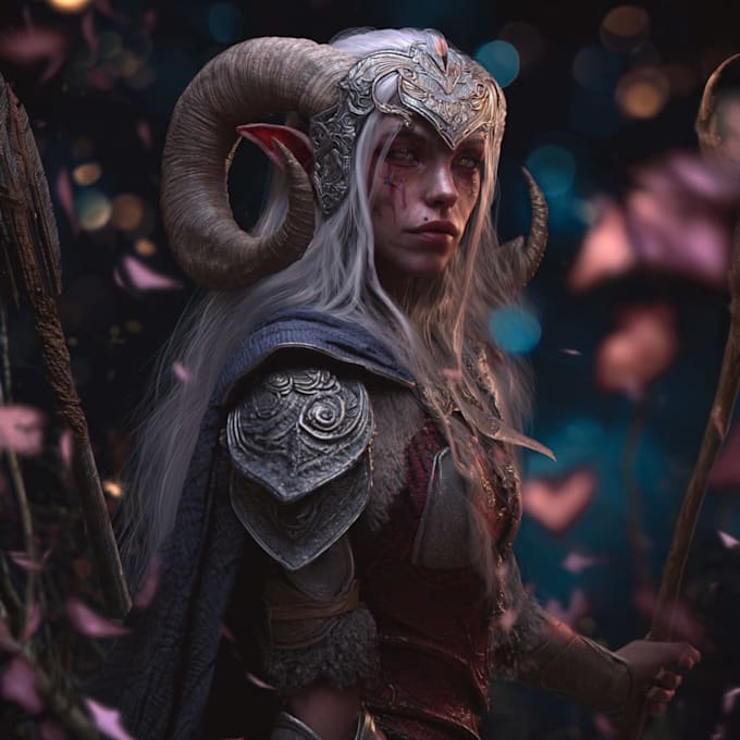 fantasy dnd character illustration