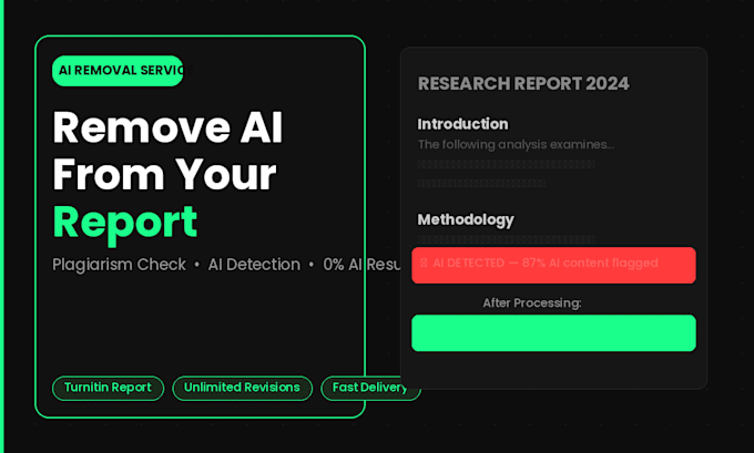 remove ai from report