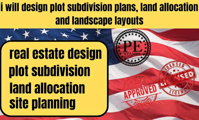 design plot subdivision plans, land allocation and landscape layouts