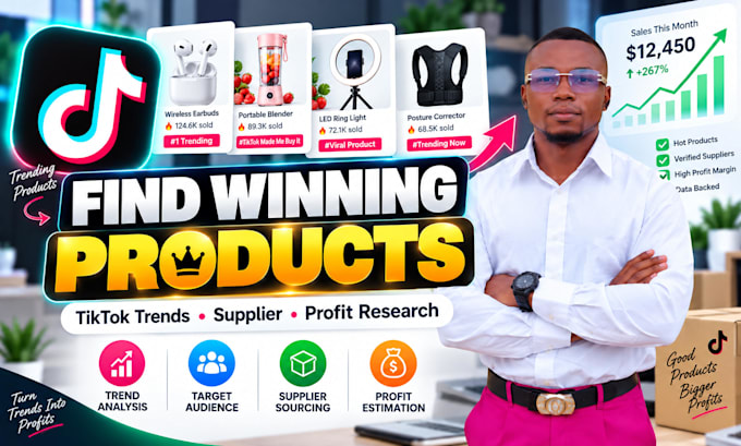 find tiktok viral winning products for shopify dropshipping with suppliers