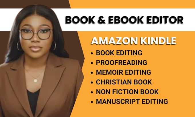 proofread, edit nonfiction manuscript, memoir, christian book, amazon KDP format