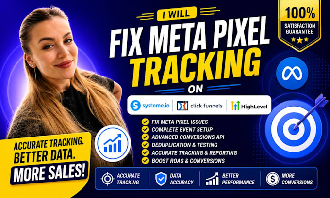 fix  meta pixel tracking on system io clickfunnels and gohighlevel