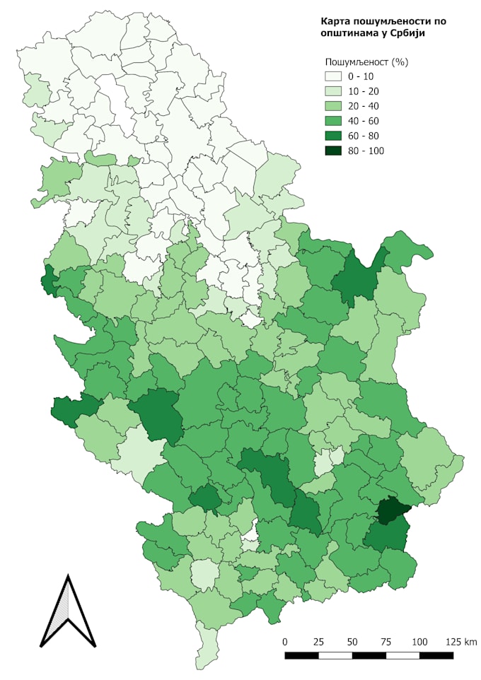 create gis maps using qgis and arcgis