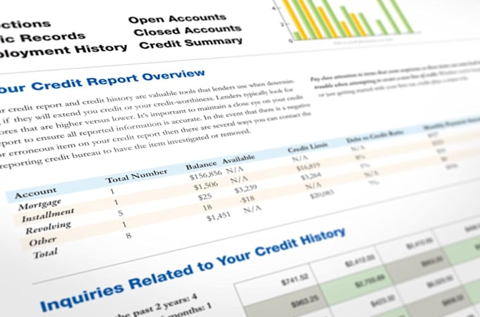 fix credit report errors, remove inquiries, late payment, collection, bureau