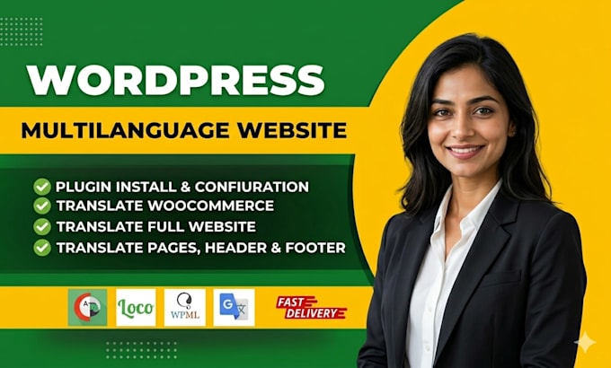 install wpml multilingual wordpress website translation setup and fix bugs