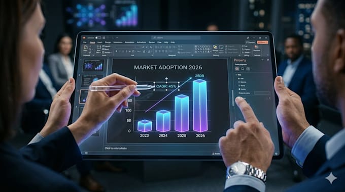 design an investor ready ai startup pitch deck and agentic tech presentation